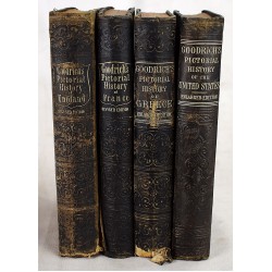 A Pictorial History of the United States: With Notices of Other Portions of America North and South  (4 Volumes of Goodrich's Illustrated History)